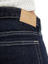 Weekday Arrow low waist regular fit straight leg jeans in blue rinse wash