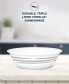 Фото #3 товара Brushed Silver Tone Soup Bowl