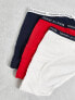 Tommy Hilfiger 3 pack brief in navy white and red