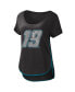 Фото #2 товара Women's Black Martin Truex Jr Rookie Scoop Neck T-shirt