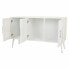 Sideboard Alexandra House Living White Silver Bamboo MDF Wood 41 x 71 x 120 cm