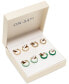4-Pc. Set Small Pavé & Color Mixed Style Hoop Earrings, 0.6", Created for Macy's