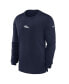 ფოტო #2 პროდუქტის Men's Navy Denver Broncos 2023 Sideline Performance Long Sleeve T-shirt