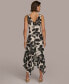 Фото #2 товара Donna Karan Women's Printed Handkerchief-Hem Dress