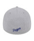 Фото #2 товара Men's Gray Los Angeles Dodgers Active Pivot 39Thirty Flex Hat