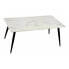 Фото #1 товара Кофейный столик Белый Чёрный Мрамор Металл меламин Деревянный MDF 60 x 110 x 45 cm
