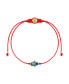 Ultimate Shield - Navy Enamel Hamsa Red String Bracelet