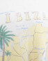 ASOS DESIGN Curve oversized t-shirt with Ibiza map graphic