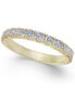 Фото #1 товара Кольцо Macy's pave Diamond Band 14k.