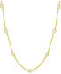 18" Statement Necklace in Silver or Gold Plate