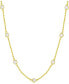 ფოტო #1 პროდუქტის 18" Statement Necklace in Silver or Gold Plate