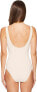 Jonathan Simkhai 177522 Womens Solid One-Piece Swimwear Pink Nude Size X-Small
