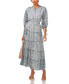 Фото #4 товара Women's Tiered Maxi Dress with Pin Tucks