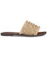 Фото #2 товара Women's Gladys Embellished Raffia Slide Flat Sandals