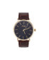 Часы Jones New York Brown Leather 44mm