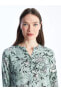 Фото #4 товара Женская блузка LC WAIKIKI Grace с длинным рукавом и оригинальным вырезом
