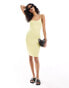 Фото #3 товара Sixth June knitted cami dress in yellow