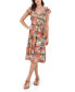 Фото #1 товара Women's Printed Matte Jersey Dress