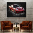 Leinwandbild Ferrari Rot Auto