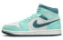 Фото #1 товара Кроссовки женские Jordan Air Jordan 1 Mid "Bleached Turquoise" Найдено 300