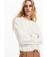 Фото #3 товара Women's Textured sleeve sweater