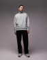 Фото #8 товара Topman premium heavyweight relaxed 1/4 zip sweatshirt in sage