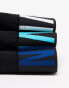 Фото #4 товара Calvin Klein intense power briefs 3 pack in black with coloured waistband