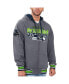 Men's Navy, Neon Green Seattle Seahawks Commemorative Reversible Full-Zip Jacket