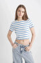 Фото #7 товара Kadın T-shirt A7646ax/be194 Blue