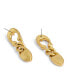 Women's Faux Stone Signature C Buckle Chain Drop Earrings