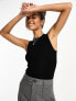 Фото #1 товара Mango seamless tank top in black