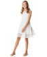 ფოტო #1 პროდუქტის Big Girls Illusion Mesh Bow Front Dress