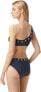 Michael Michael Kors 283911 Grommet One Shoulder Bikini Top , Size XS