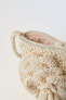 Floral crochet crossbody bag