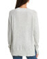 Forte Cashmere Thermal High-Low V-Neck Cashmere-Blend Sweater Women's M - фото #2