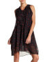 Фото #2 товара IRO 155862 Women's Floral Self-Tie Front Dress Sleeveless Black Sz. 38