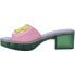 MELISSA Shape + Lazy Oaf heel sandals