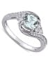 Фото #1 товара Кольцо Macy's Aquamarine White Diamond.