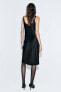 Zw collection slip dress with slit