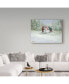 Фото #3 товара Mary Miller Veazie 'Snowman And Children' Canvas Art - 24" x 32"