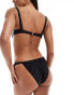 Фото #3 товара 4th & Reckless monaco corsage bikini bottom in black