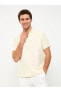 Фото #2 товара Рубашка LC WAIKIKI Slim Fit с короткими рукавами, декорированная жаккардом