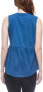 Топ Bobeau Kierra V Neck Peplum True Blue XL