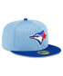 Фото #2 товара Men's Light Blue Toronto Blue Jays 2024 Batting Practice 59FIFTY Fitted Hat