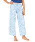 Фото #1 товара Пижама HUE женская Sleepwell Printed Knit Pant со встроенной технологией регулирования температуры.