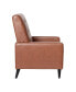 Фото #12 товара Darcy Recliner Chair Mid-Century Modern Tufted Upholstery Ergonomic Push Back Living Room Recliner