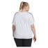 ADIDAS Aeroready Essentials 3 Stripes Plus Size short sleeve T-shirt