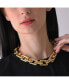 Фото #3 товара Women's Gold Metallic Chainlink Necklace