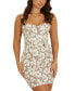 Women's Chloe Printed Corset Dress PARTYTIME TAN, S - фото #1