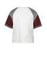ფოტო #2 პროდუქტის Women's White Distressed Alabama Crimson Tide Serenity Gia Cropped T-shirt